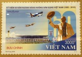 Ra mắt bộ tem về hàng không Việt Nam 
